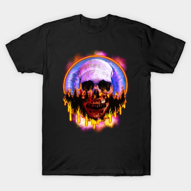 A World On Fire T-Shirt by Shawnsonart